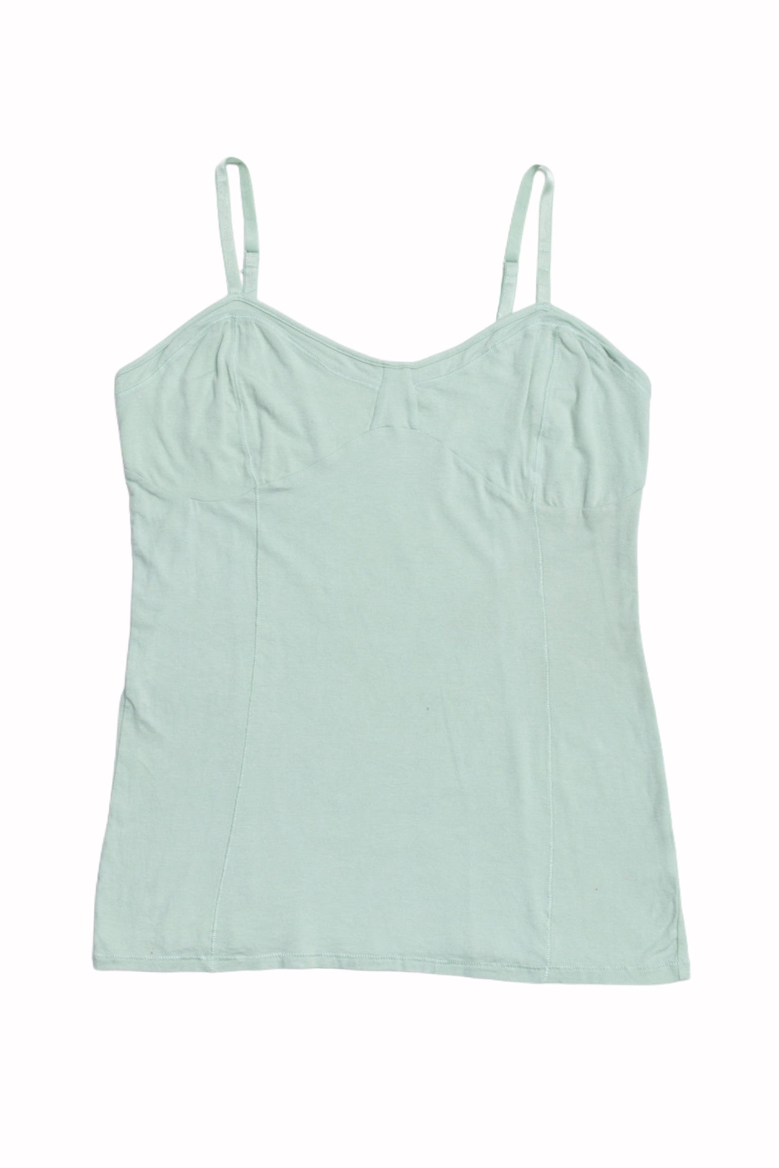 #57 Decree Mint Cotton Tank | Short n Sweet | Size 14