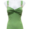 #13 Bisou Bisou Michele Bohbot Cami Top Green | c. 193 | Size 8