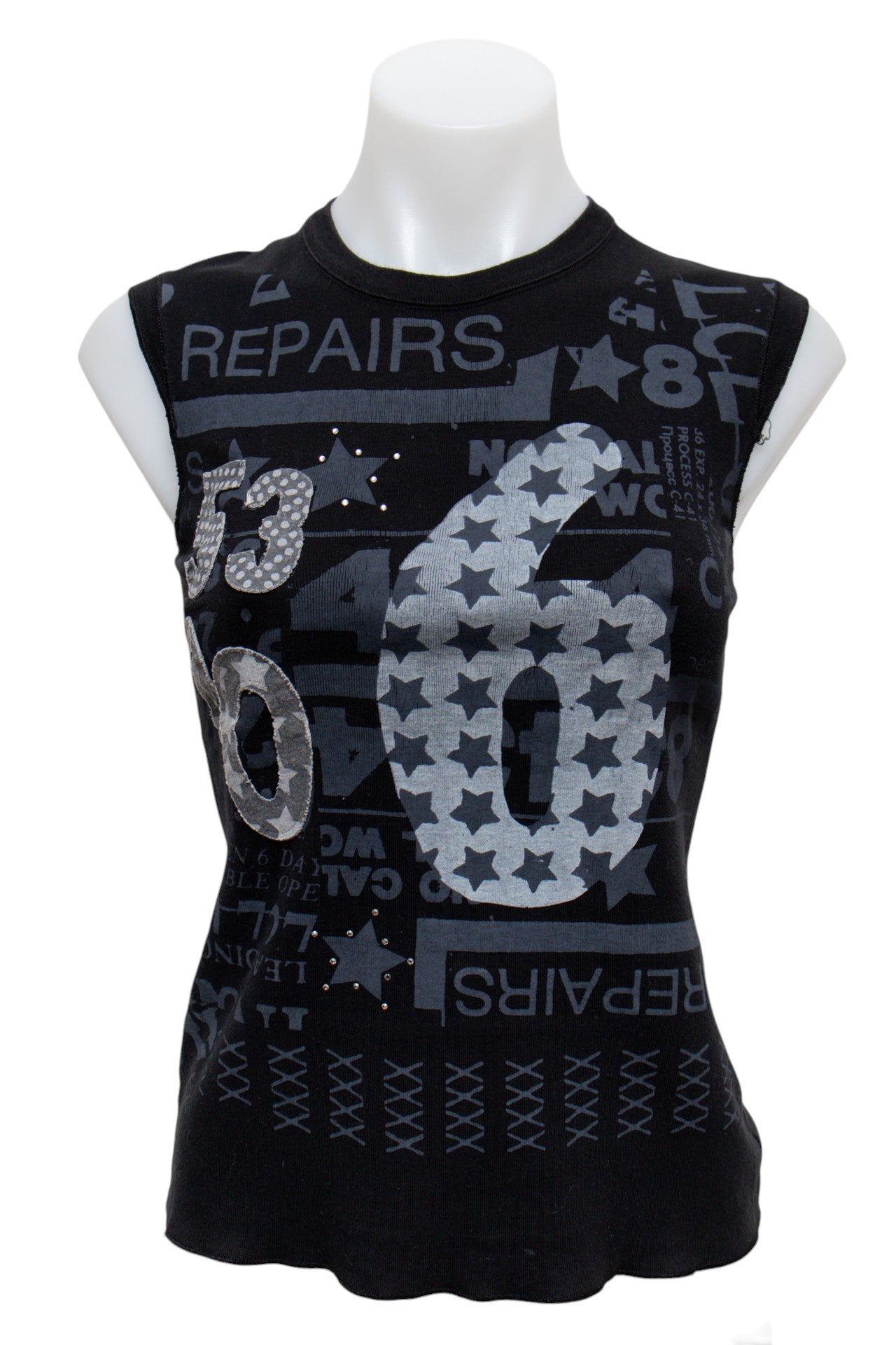 #126 Sisley Tank Top Black | c. 185 | Size 8