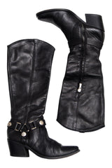#178 Vero Cuio Boots Black | c. 203 | Size 6