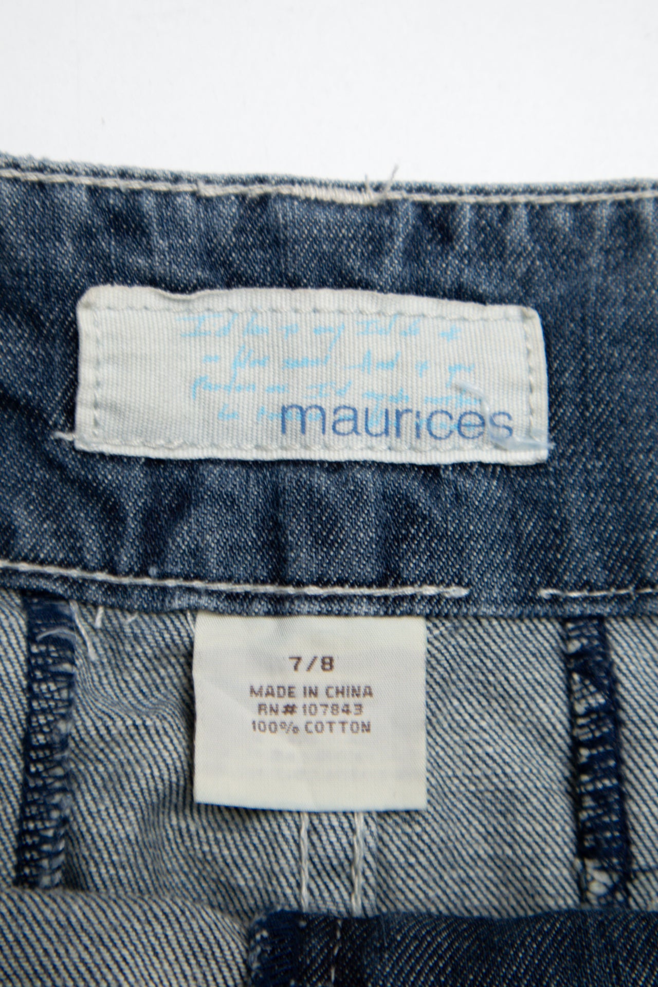 #147 Maurices Mini Skirt Blue | c. 200 | Size 8