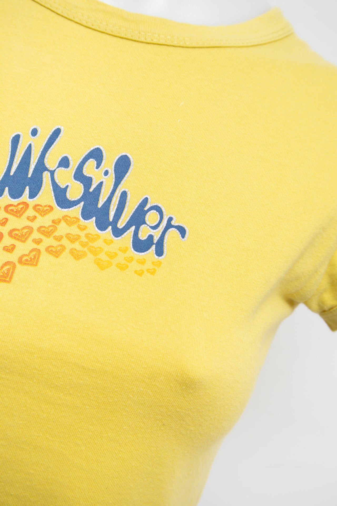#88 Quiksilver T-shirt Yellow | c. 196 | Size 8