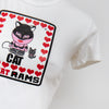 #75 Bozart Rams T-shirt White | c. 193 | Size 10