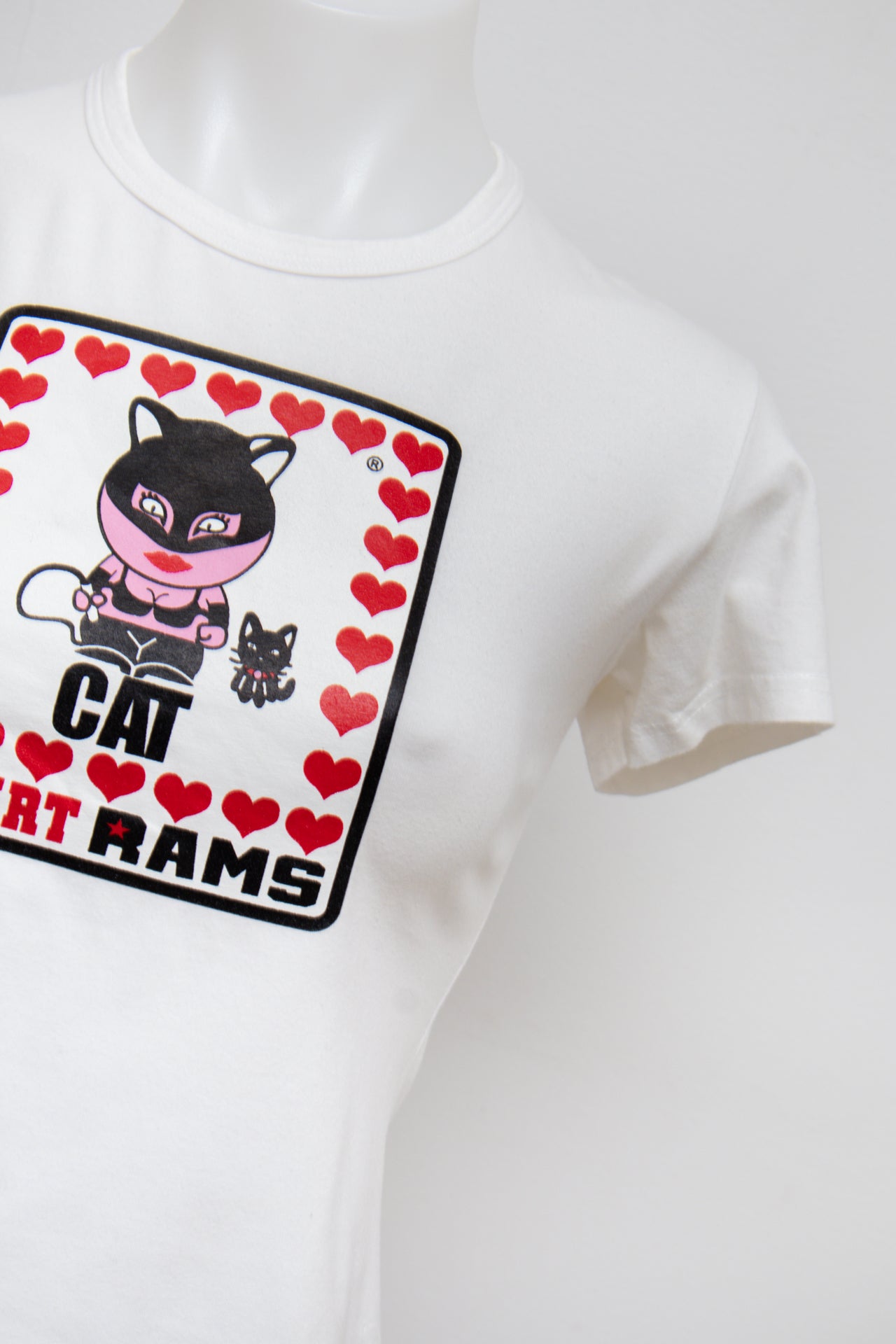 #75 Bozart Rams T-shirt White | c. 193 | Size 10