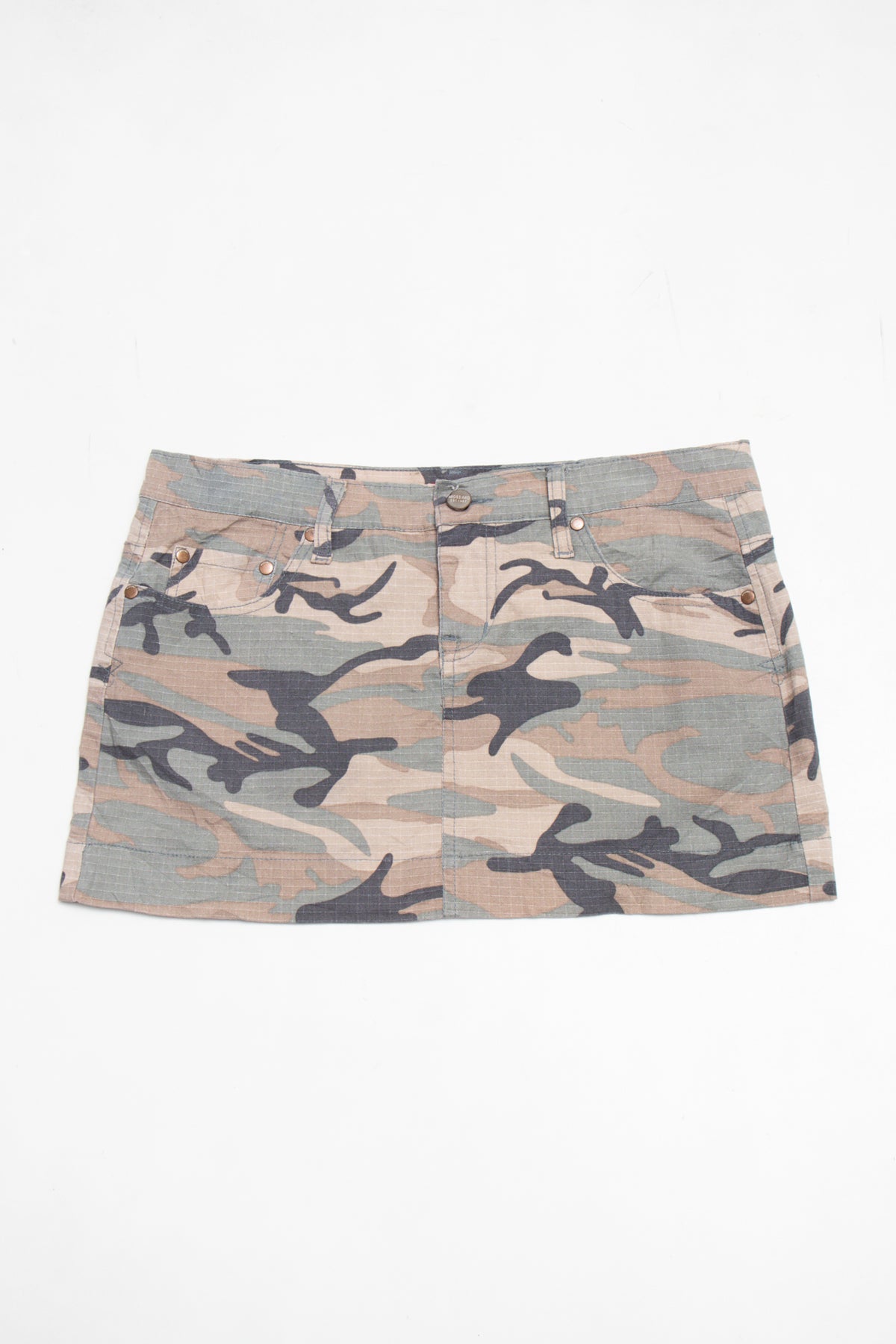 #069 Mossimo Mini Skirt Beige | c. 204 | Size 8