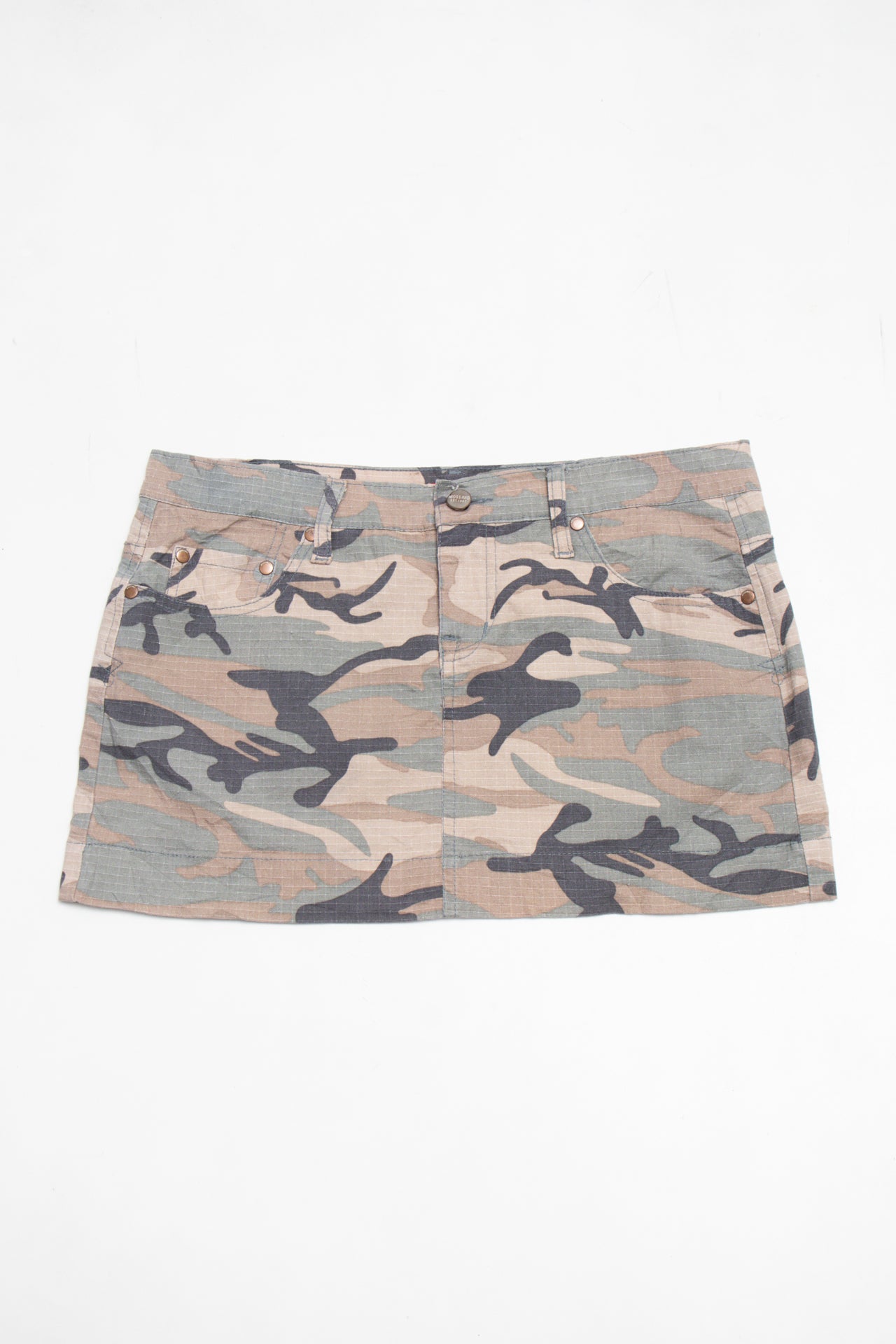 #069 Mossimo Mini Skirt Beige | c. 204 | Size 8