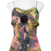 #024 Bisou Bisou Michele Bohbot Cami Top Green | c. 201 | Size 12