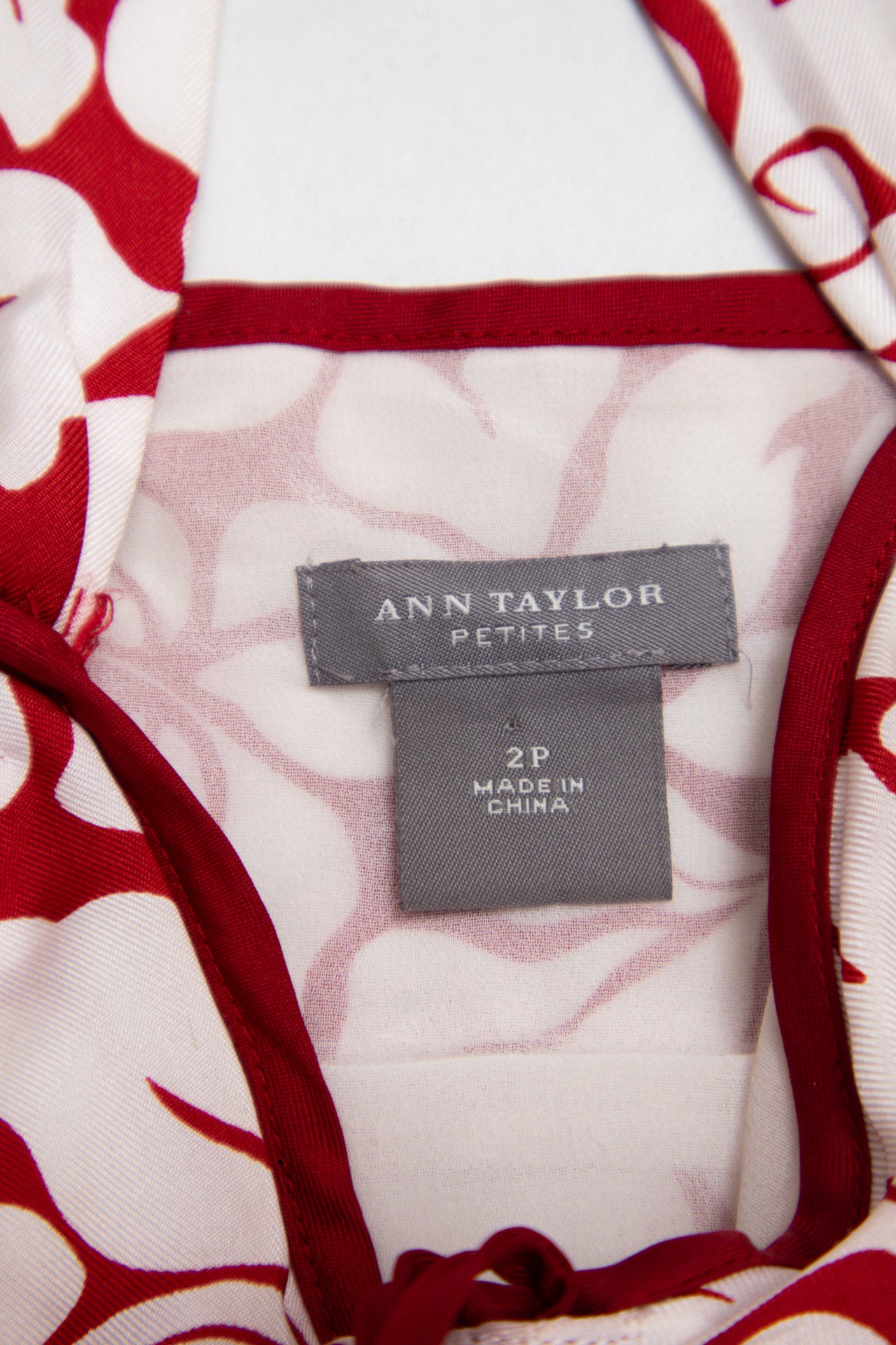 #191 Ann Taylor Petites Cami Top Red | c. 195 | Size 6
