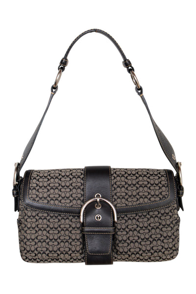#191 Coach Shoulder Bag Black | c. 198 | Size
