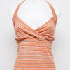 #017 Fashion Bug Halter Top Orange | c. 203 | Size 12