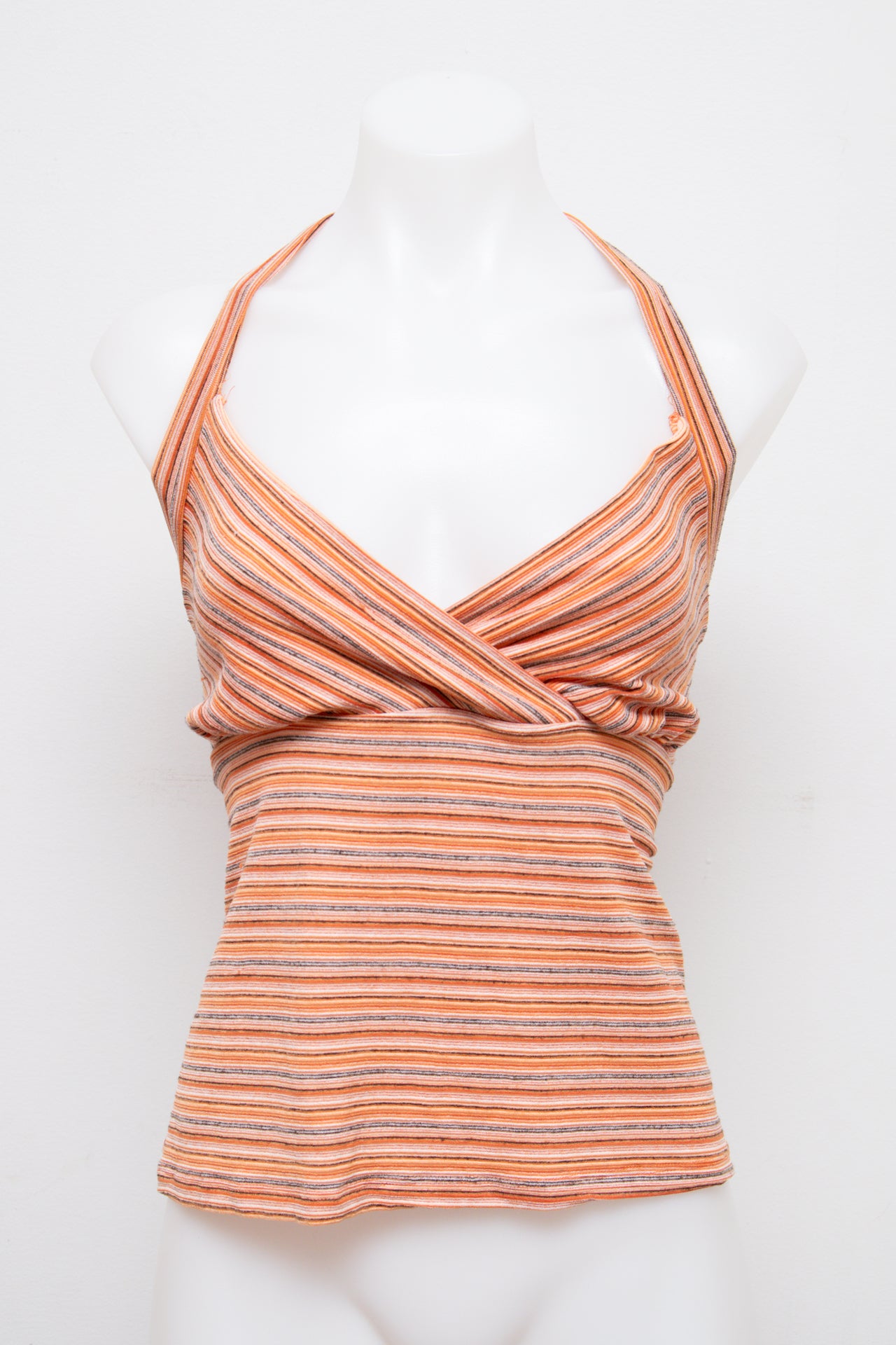 #017 Fashion Bug Halter Top Orange | c. 203 | Size 12