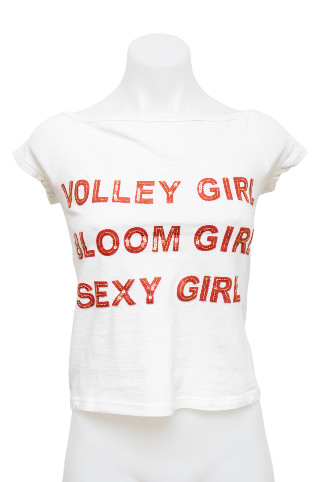 #89 Bloom T-shirt White | c. 196 | Size 8