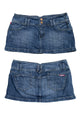 #155 Bongo Mini Skirt Blue | c. 209 | Size 12