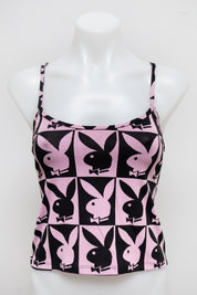 #04 Playboy Swim Camisole Top Pink | c. 185 | Size 10