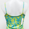 #03 Playboy Swim Camisole Top Green | c. 185 | Size 8/10