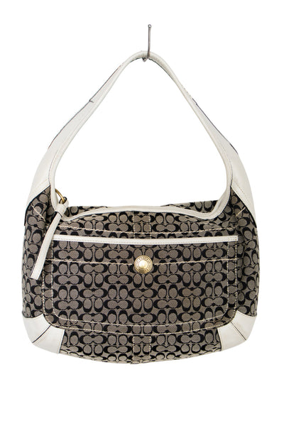 #177 Coach Shoulder Bag Black | c. 187 | Size