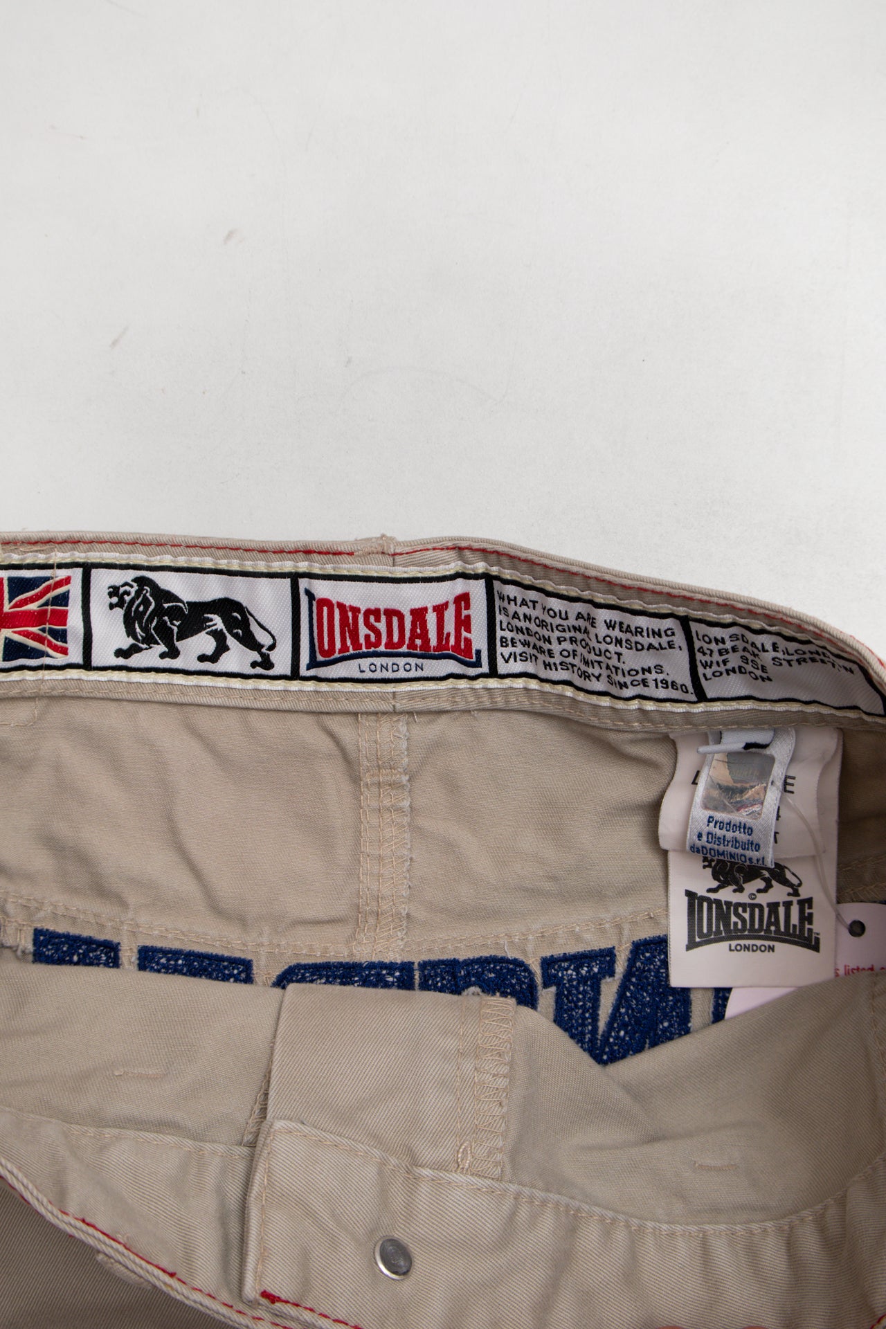 #97 Lonsdale Mini Skirt Beige | c. 186 | Size 6