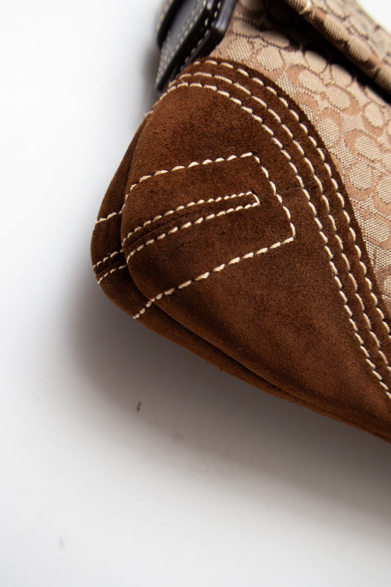 #171 Coach Shoulder Bag Brown | c. 206 | Size
