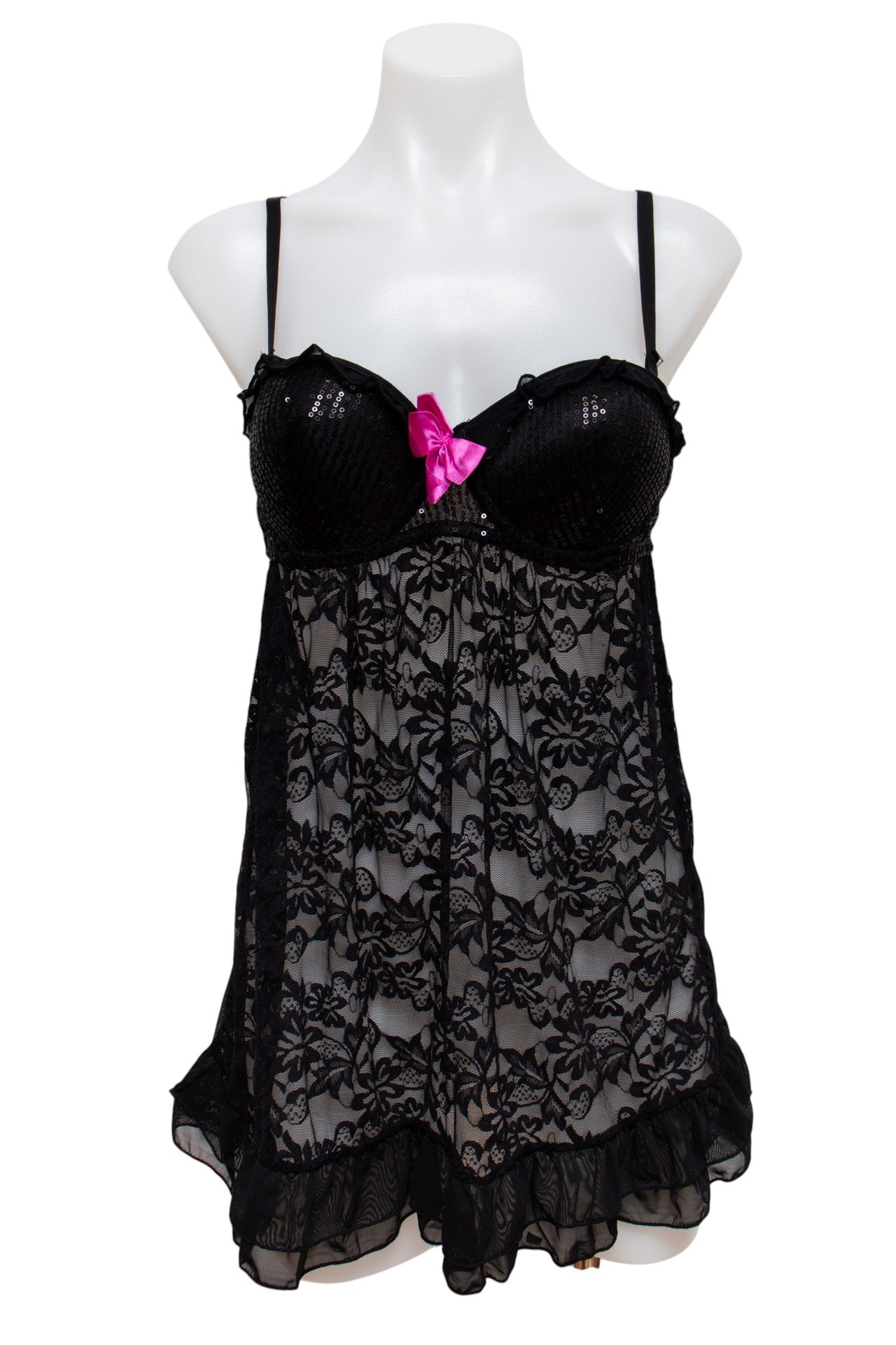 #105 Cami Top Black | c. 187 | Size 10/12C