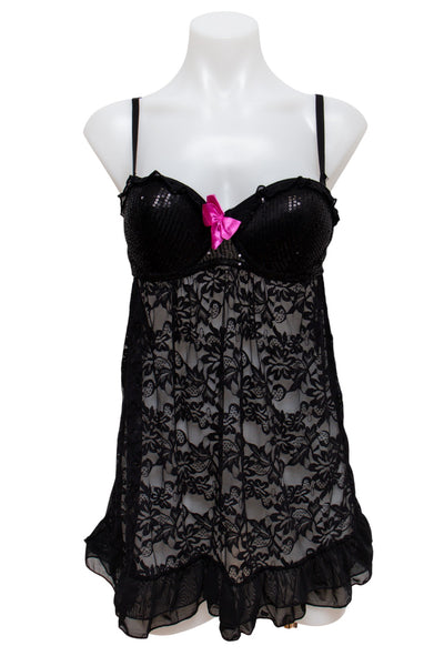 #105 Cami Top Black | c. 187 | Size 10/12C