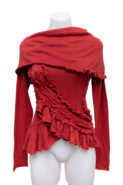#85 Guinevere T-shirt Red | c. 192 | Size 8
