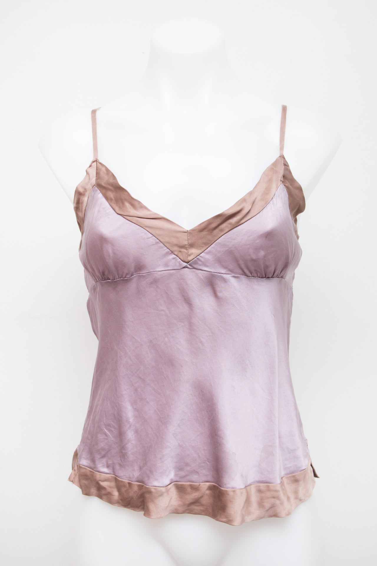 #47 Silk Gold Hawk Cami Top Pink | c. 197 | Size 8