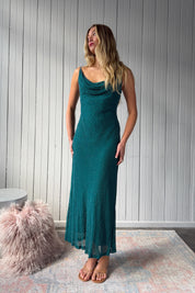 #165 Laurence Kagan Gown Green | c. 208 | Size 14