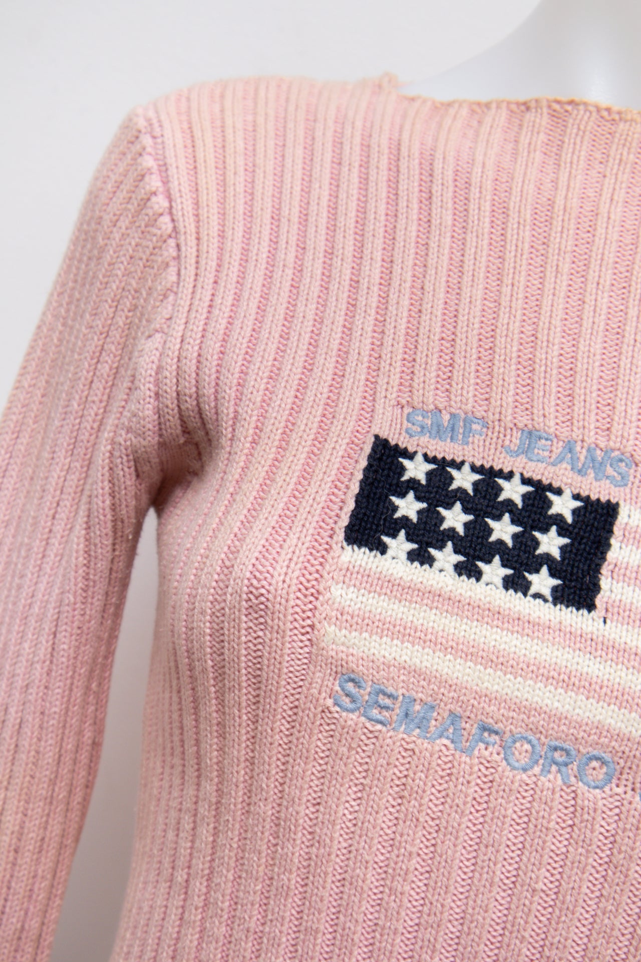 #101 Smf Jeans Company / Semaforo Jeans T-shirt Pink | c. 192 | Size 8