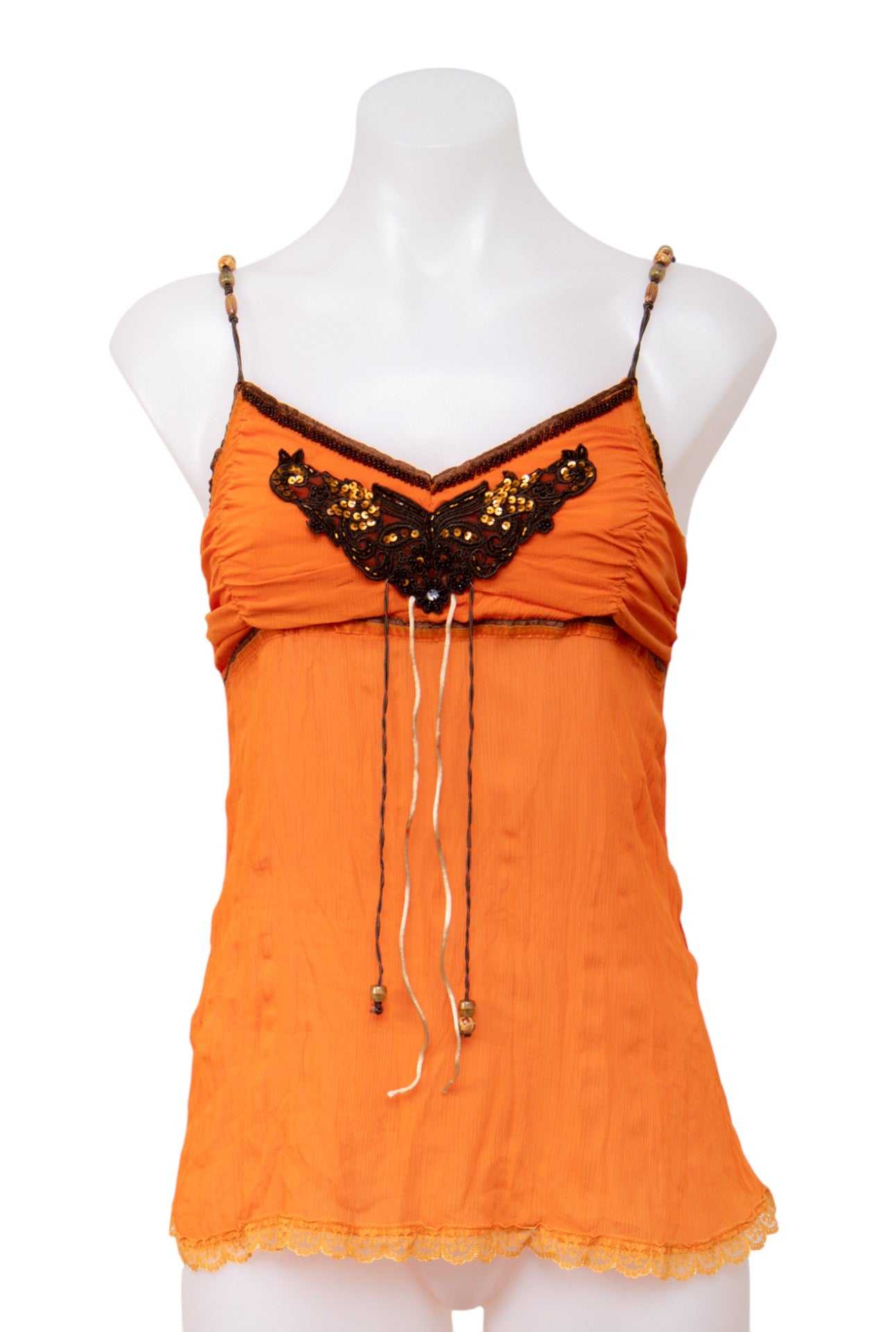 #17 Caramel Cami Top Orange | c. 198 | Size 8