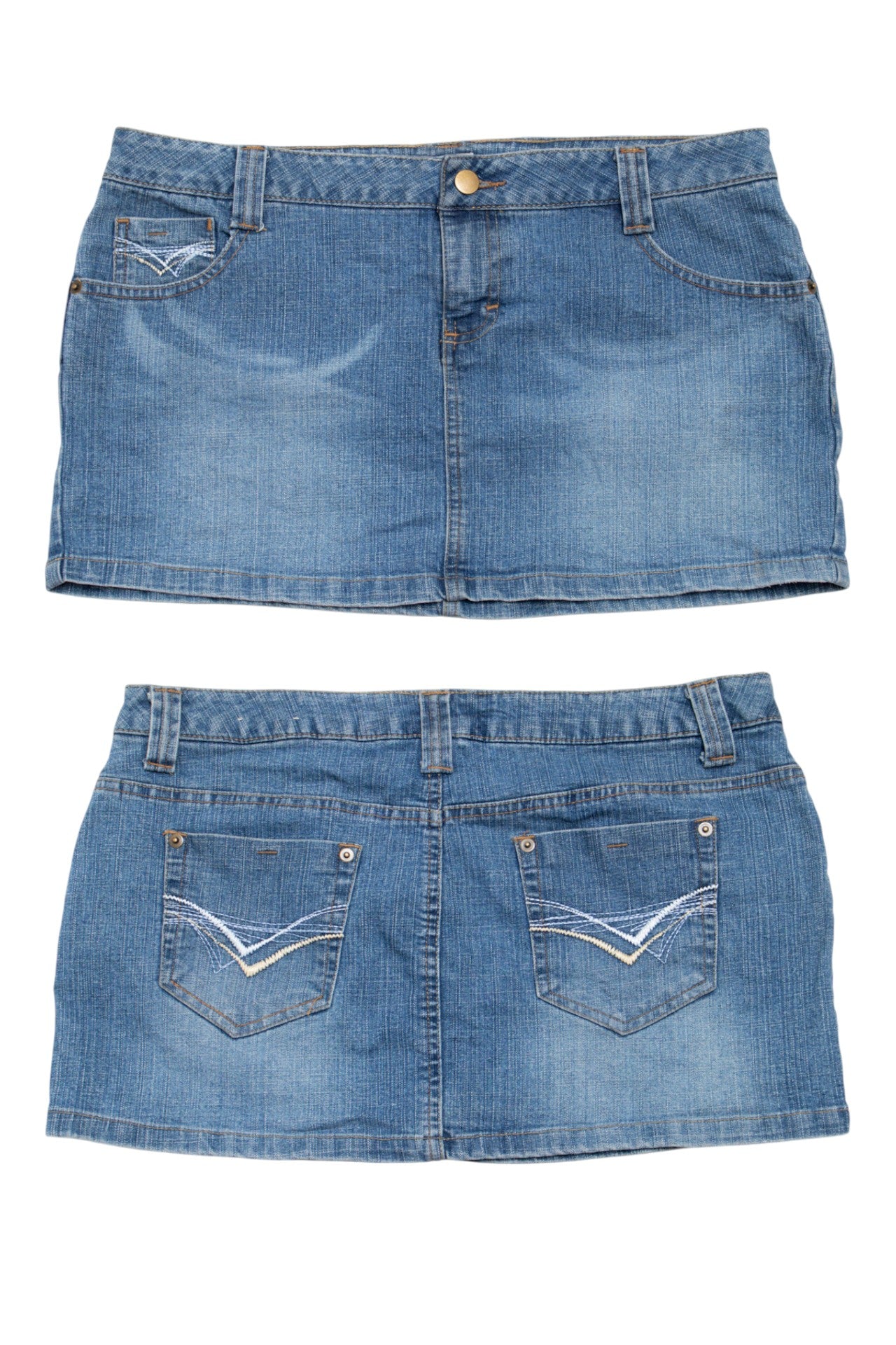 #053 Wear It Declare It Mini Skirt Blue | c. 204 | Size 12