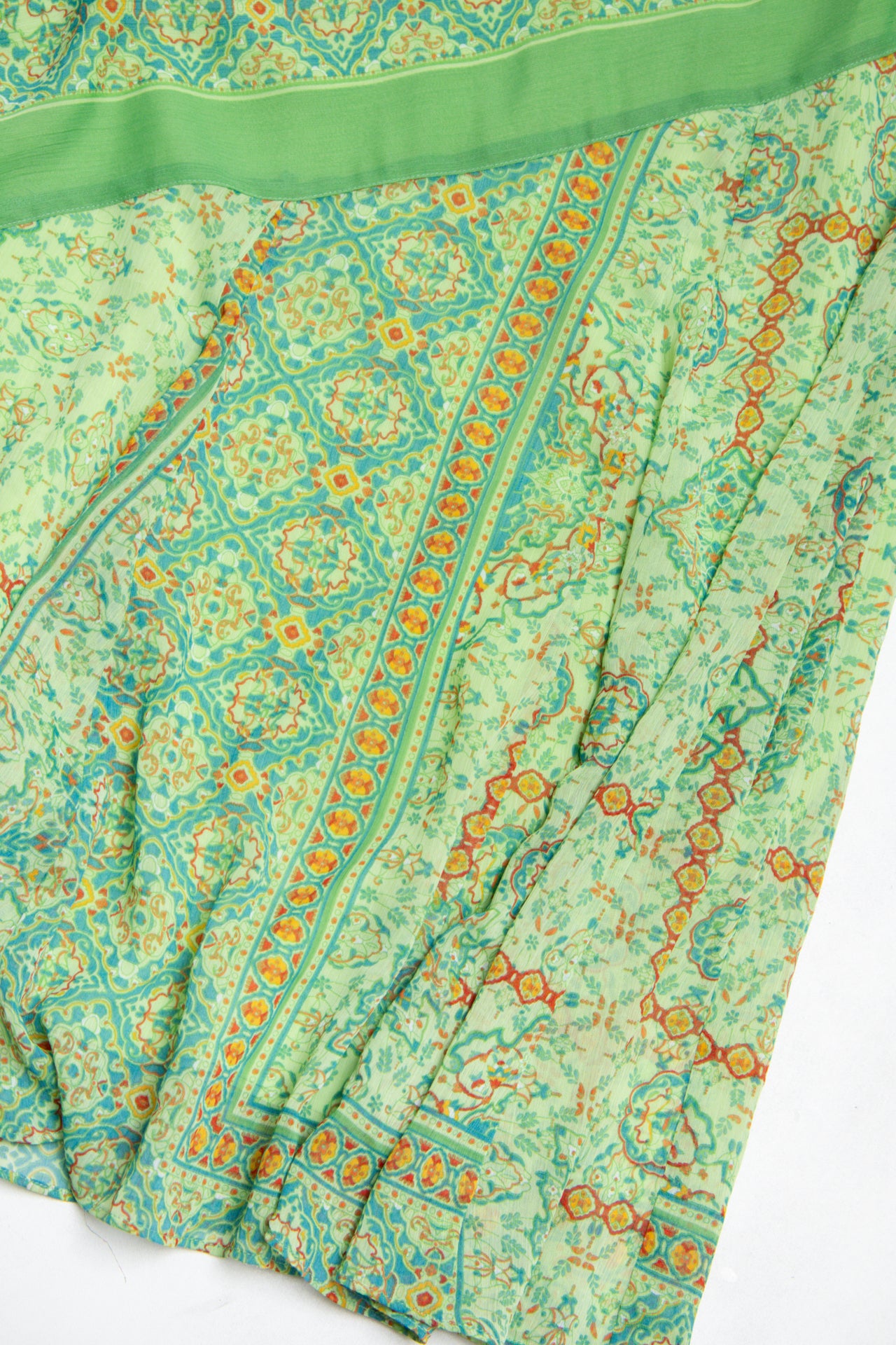 #128 Coldwater Creek Skirt Green | c. 193 | Size 10