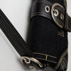 #184 Coach Flat Soho Bag Black | c. 196 | Size