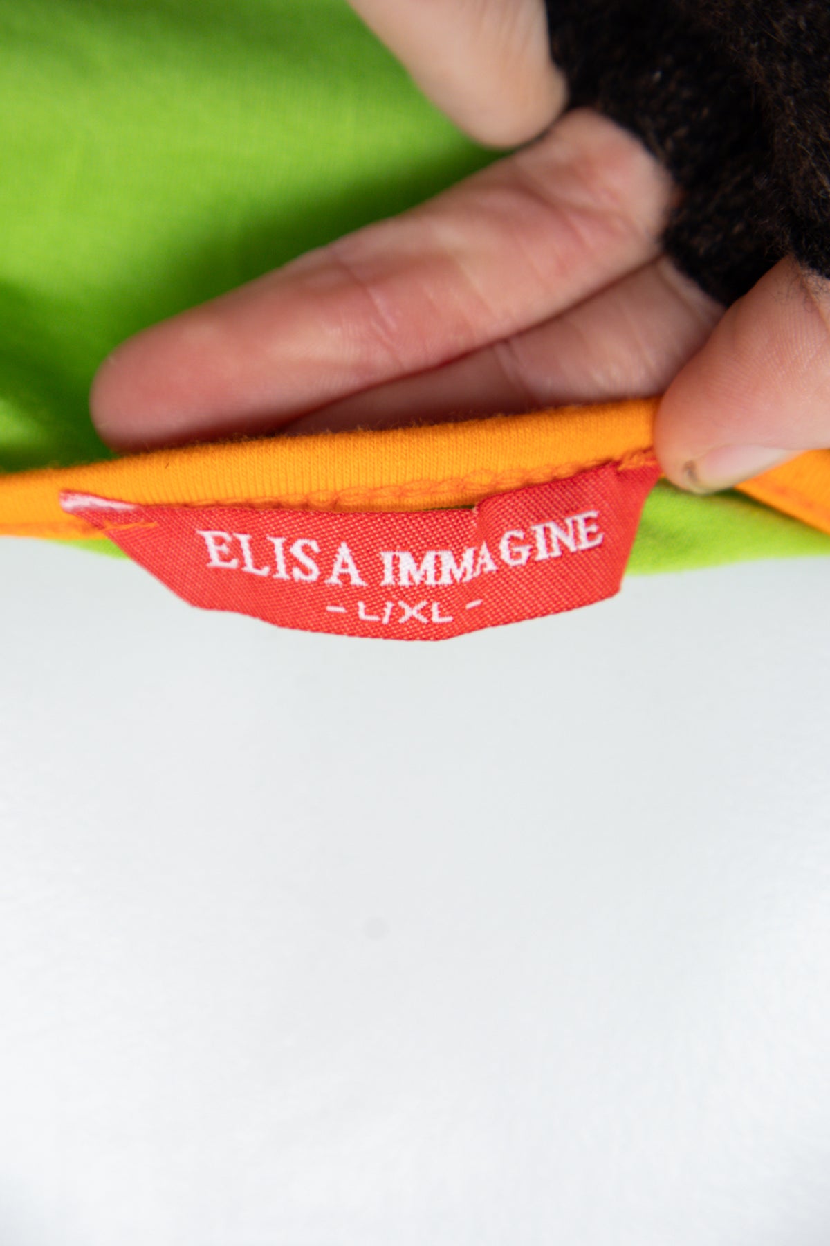 #079 Elisa Immagine T-shirt Green | c. | Size 12