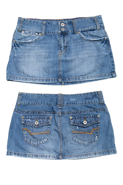 #145 American Eagle Mini Skirt Blue | c. 198 | Size 10