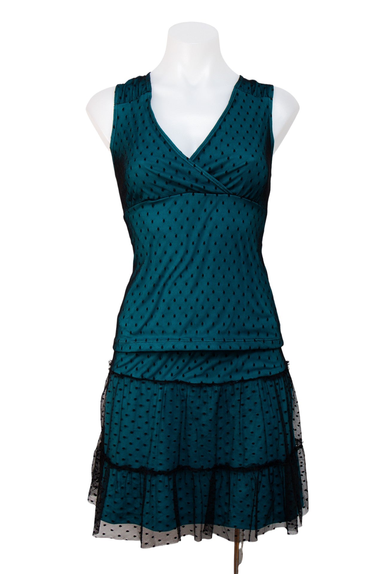 #189 Star City Dress Green | c. 205 | Size 10