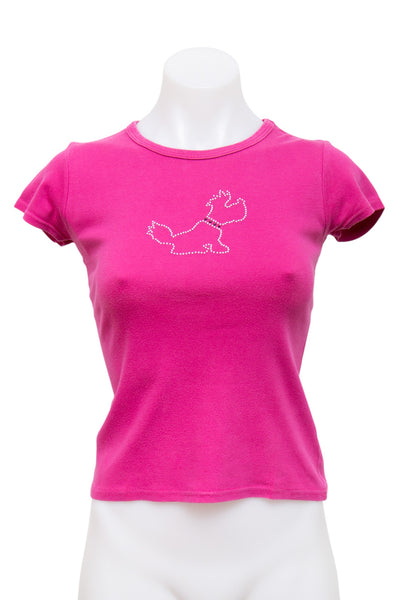 #90 Cache Cache T-shirt Pink | c. 197 | Size 8