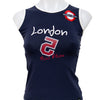 #60 Miss Bitchie Tank Top Navy | c. 196 | Size 8