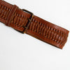 #143 Giorgio Armani Italian Leather Belt Brown | c. 209 | Size