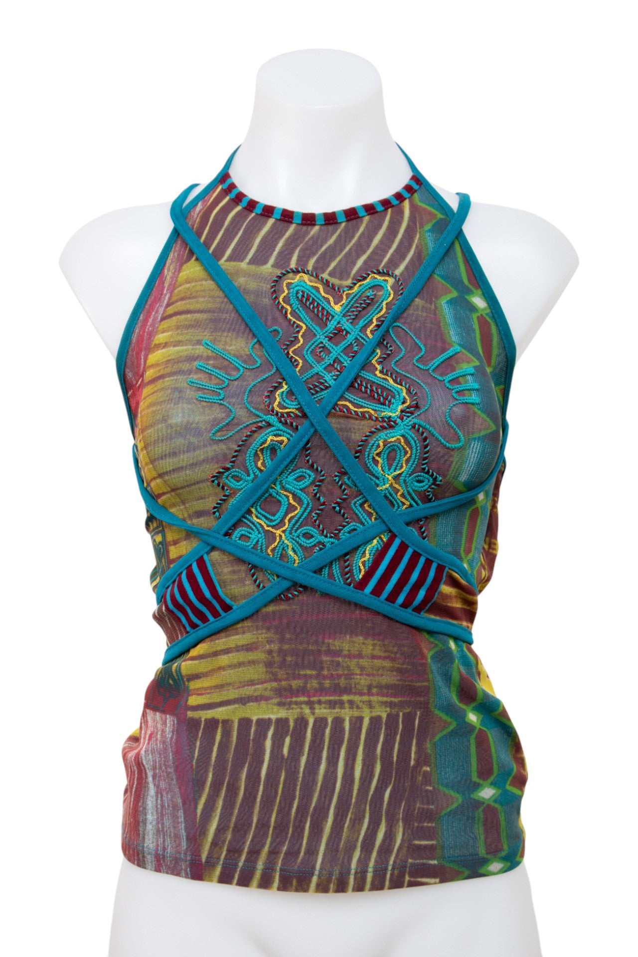 #003 Save The Queen Cami Top Blue | c. 201 | Size 8/10