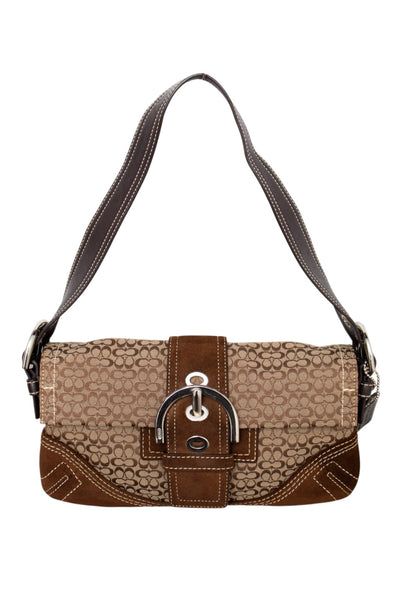 #171 Coach Shoulder Bag Brown | c. 206 | Size