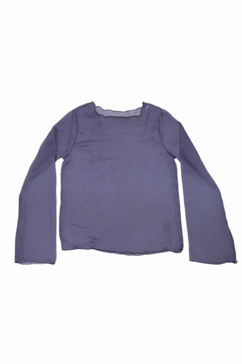 #39 Sheer Purple Long Sleeve | Friends | Size 10