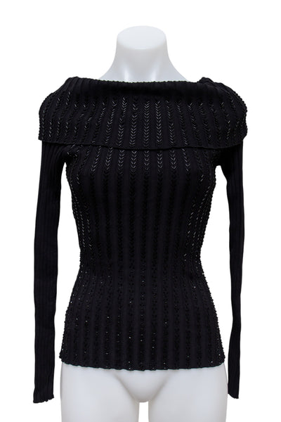 #80 Caché T-shirt Black | c. 192 | Size 8
