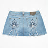 #052 Industrial Cotton Mini Skirt Blue | c. 204 | Size 10