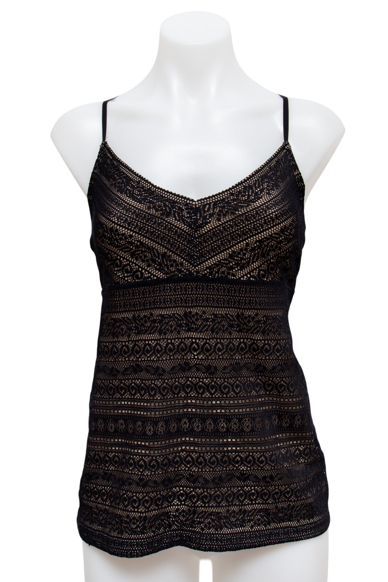 #63 Ann Taylor Loft Camisole Top Black | c. 185 | Size 12