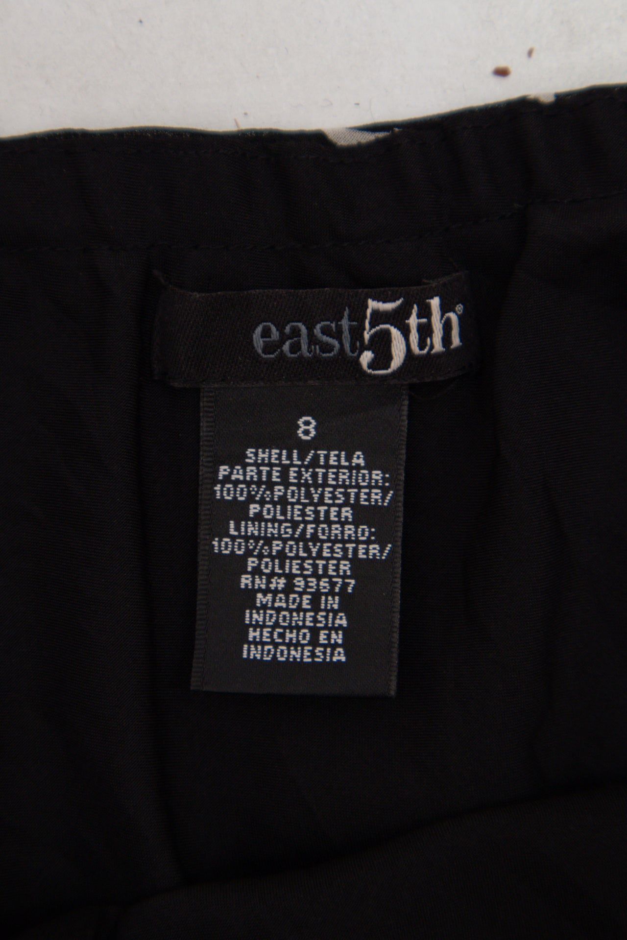 #187 East 5th Skirt Black | c. 207 | Size 8