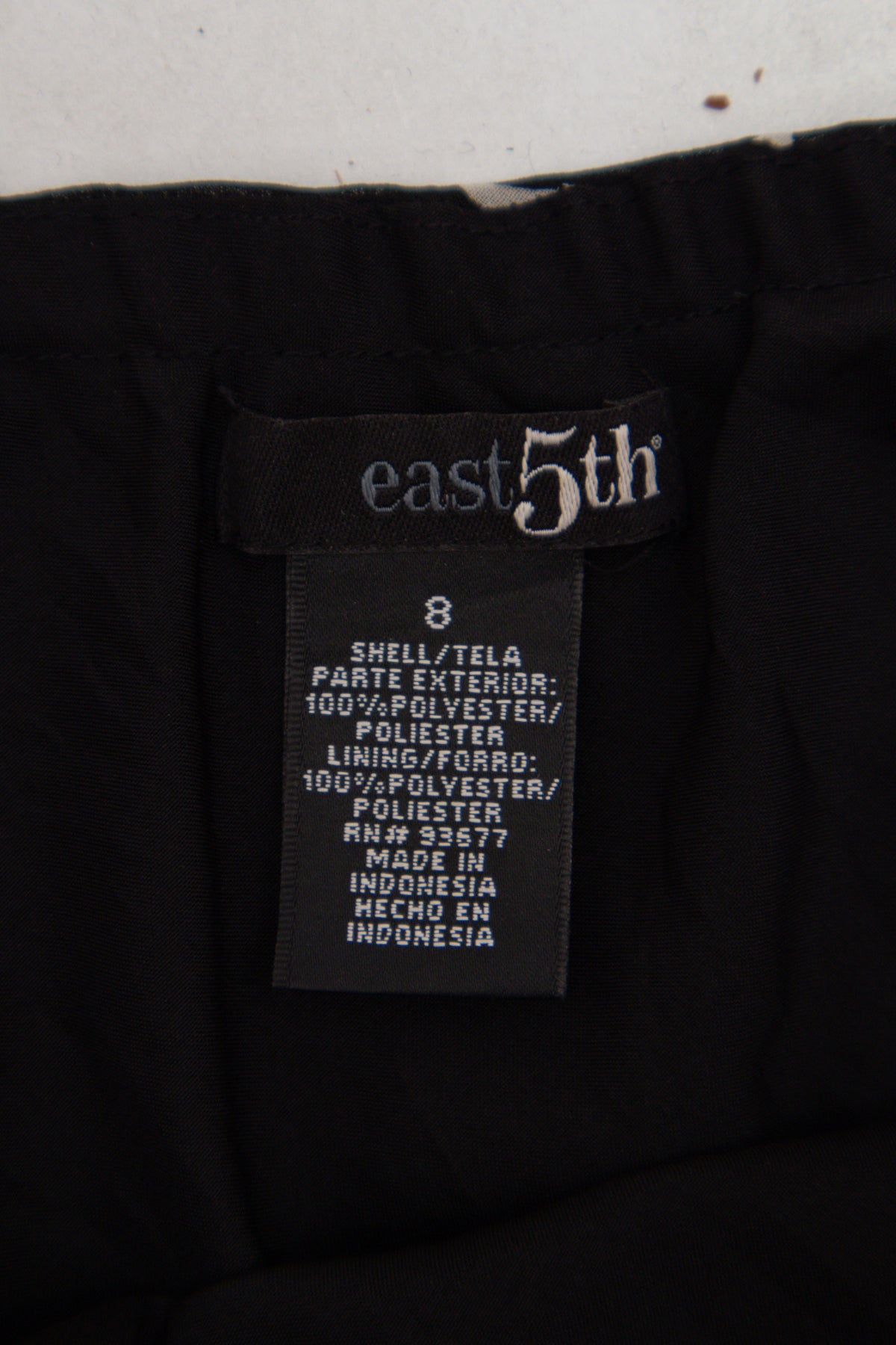 #187 East 5th Skirt Black | c. 207 | Size 8