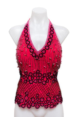 #36 Aftershock Halter Top Pink | c. 190 | Size 8