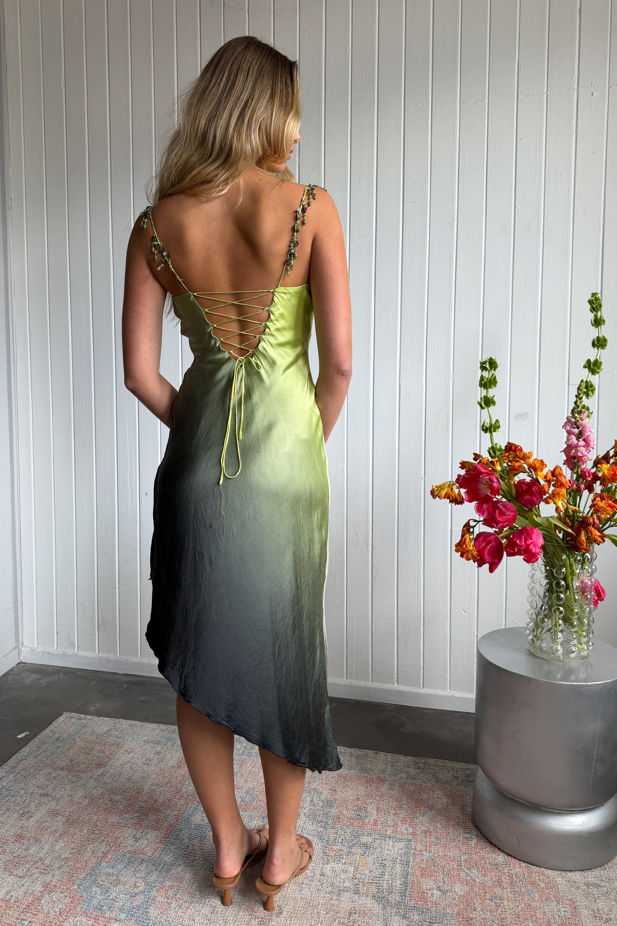#167 Zadig & Voltaire Gown Green | c. 208 | Size 6-8