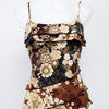 #076 A. Byer Camisole Top Brown | c. 207 | Size 10
