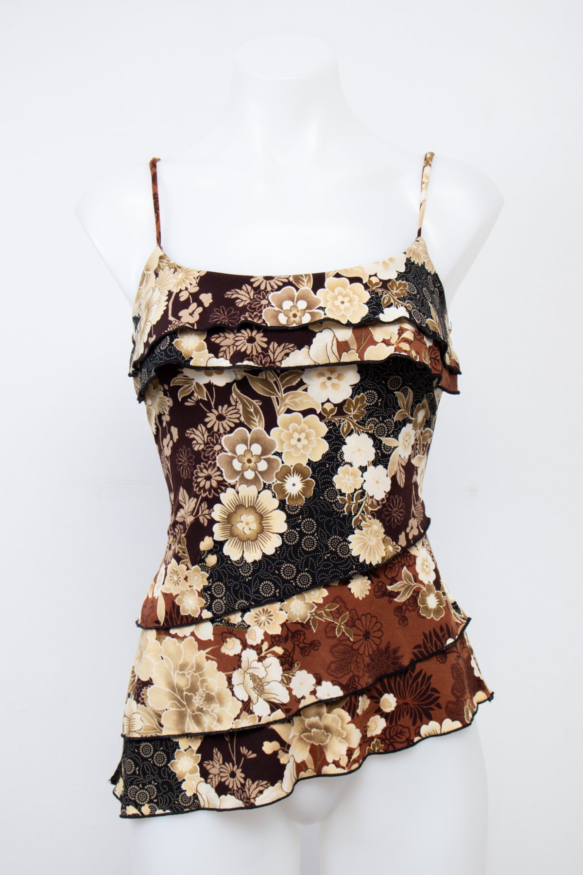 #076 A. Byer Camisole Top Brown | c. 207 | Size 10